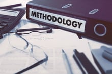 Office folder with inscription Methodology on Office Desktop with Office Supplies. Business Concept on Blurred Background. Toned Image..jpeg