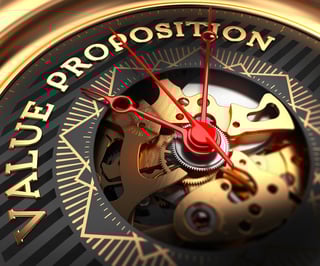 Value Proposition on Black-Golden Watch Face with Closeup View of Watch Mechanism..jpeg